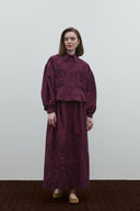 BORDO BRODE PİLELİ GODELİ ETEK