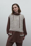 KAHVE TUVİT MİX RAYON BLUZ