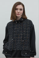 SİYAH TUVİT MİX RAYON BLUZ