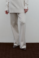 EKRU BEL LASTİKLİ TRİKO PANTOLON