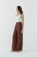 SOĞAN İPEK CUPRO PALAZZO PANTOLON - Clande