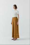 SAFRAN MODAL GENİŞ PANTOLON - Clande