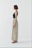 BEJ MODAL GENİŞ PANTOLON - Clande