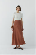 KİREMİT KETEN ETEK - Clande