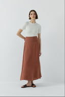 KİREMİT KETEN ETEK - Clande