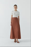 KİREMİT KETEN ETEK - Clande