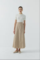 VİZON PAMUK BRODE ETEK - Clande