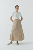 VİZON PAMUK BRODE ETEK - Clande