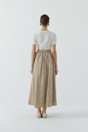 VİZON PAMUK BRODE ETEK - Clande