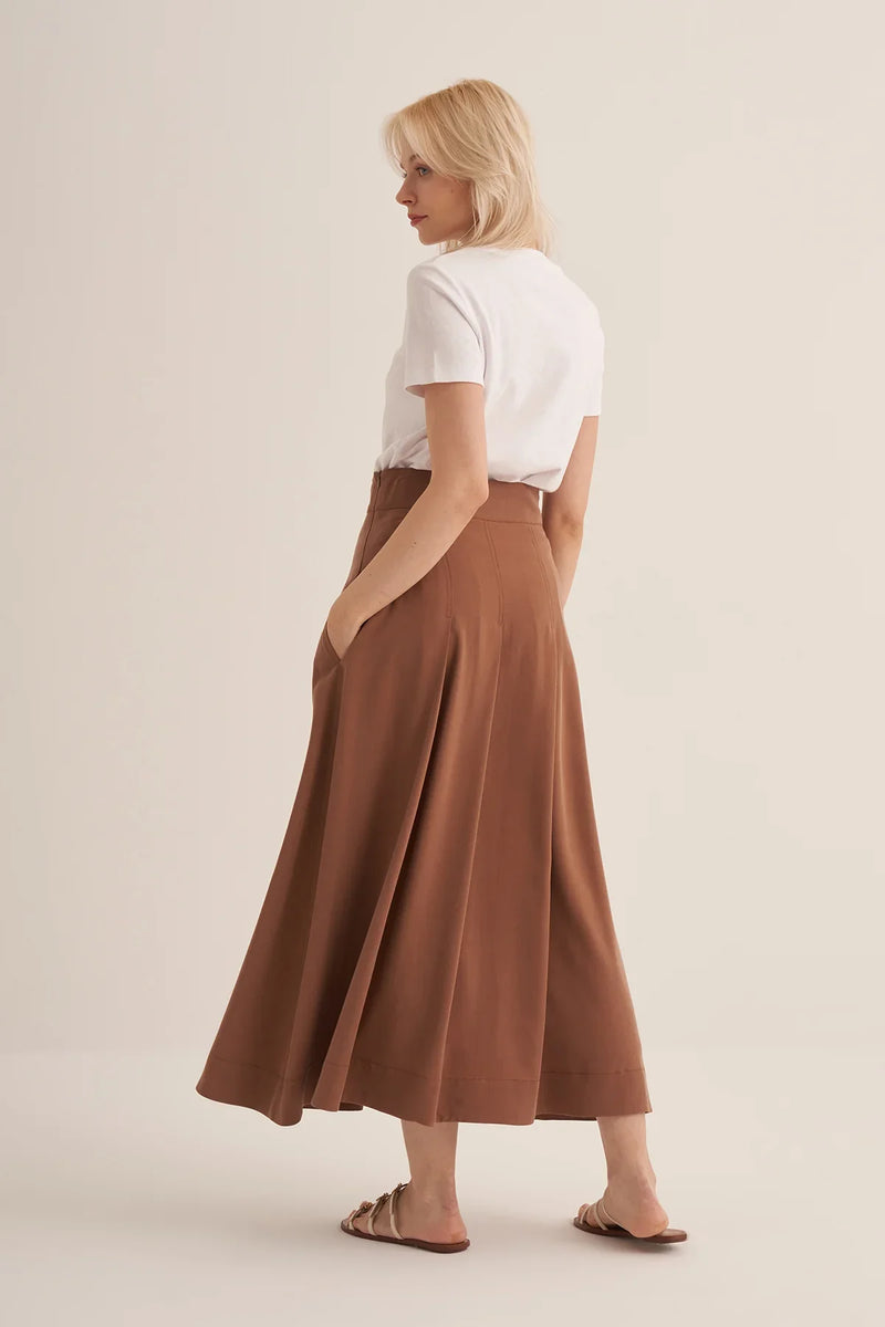 TABA LANVEN YAKA CEKETLİ ETEKLİ TENCEL TAKIM - Clande