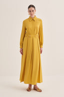 MANGO ZİNCİR APOLET DETAYLI TENCEL ELBİSE